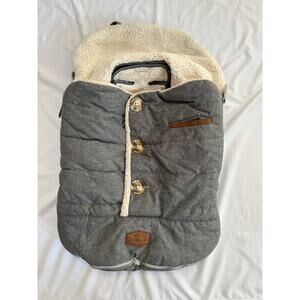 JJ Cole Grey Urban Bundleme, Infant Baby Bunting Bag Stroller Car Seats
